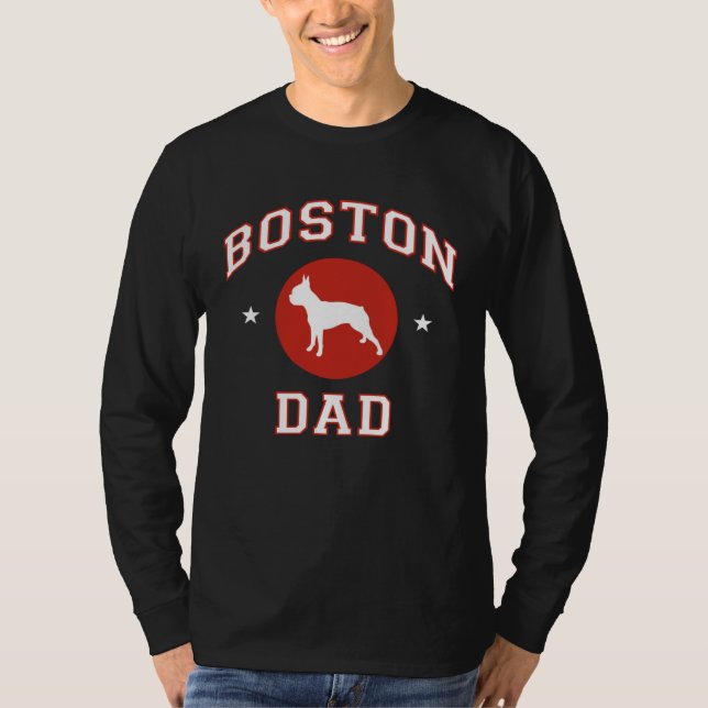 Camiseta Boston Terrier Dad (Anverso)