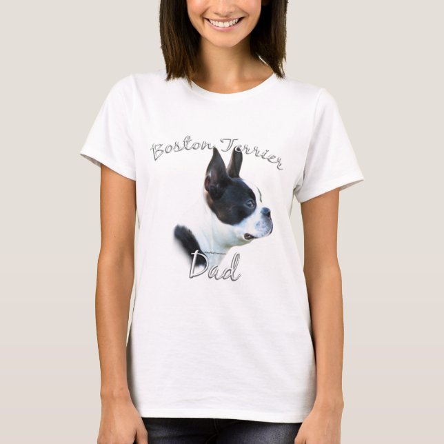 Camiseta Boston Terrier Dad 2 (Anverso)