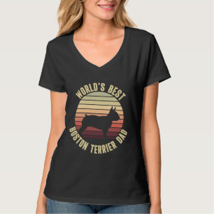 Camiseta Boston Terrier Dad World Best Dog Owner