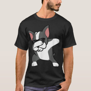 Camiseta Boston Terrier Dog Dabbing Cute Dabbing Boston Ter