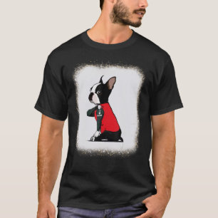 Camiseta Boston Terrier Dog Love R Dad Mom Boy Chica Leopar