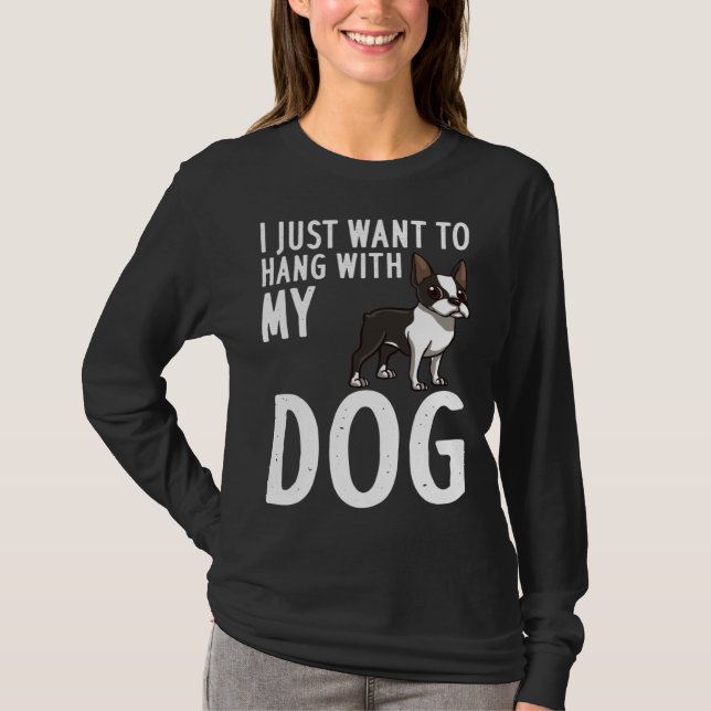 Camiseta Boston Terrier Dog  Puppies Owner (Anverso)