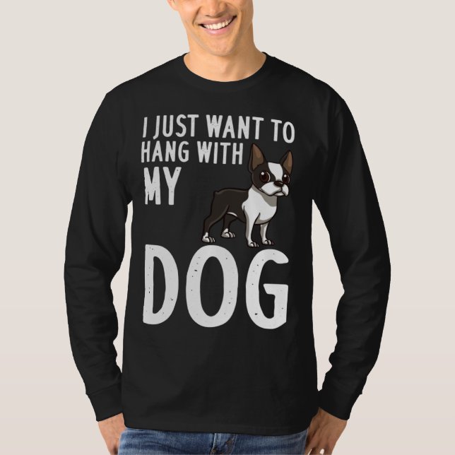 Camiseta Boston Terrier Dog  Puppies Owner (Anverso)