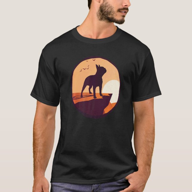 Camiseta Boston Terrier Dog Retro 13 (Anverso)