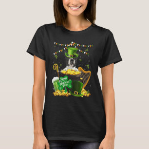 Camiseta Boston Terrier Dogs Funny Irlandés Shamrock St Pat