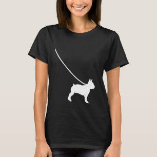 Camiseta Boston Terrier en un perro de plomo Bostie a Mamá 