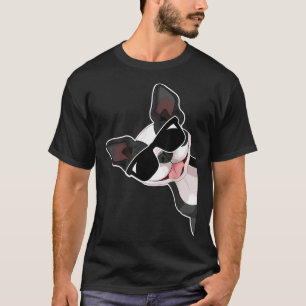 Camiseta Boston Terrier Funny Bull Perro Boston con Sunglas