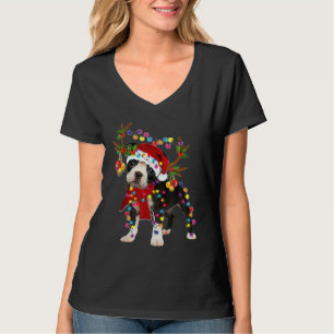 Camiseta Boston Terrier Gorge Reindeer Light Wire Fox Te