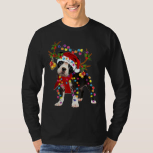 Camiseta Boston Terrier Gorge Reindeer Light Wire Fox Te