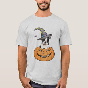 Camiseta Boston Terrier Halloween