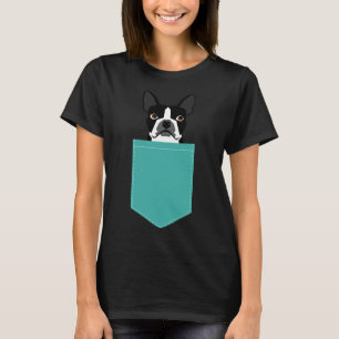 Camiseta Boston Terrier Head Dog Breed Cute PUpper Boston