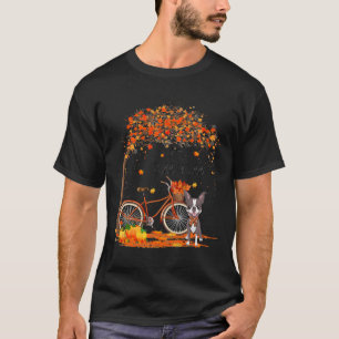 Camiseta Boston Terrier It Fall Y Todo El Otoño Calabaza Cr