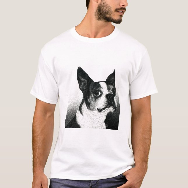 Camiseta Boston Terrier Light - "Estilo Boston" (Anverso)