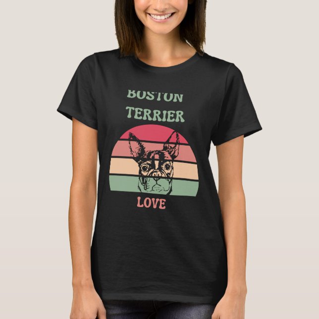 Camiseta Boston Terrier Love 160 (Anverso)