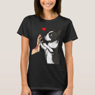 Camiseta Boston Terrier Love Bostie Dog Mom Funny Chicas