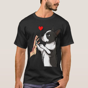Camiseta Boston Terrier Love Bostie Dog Mom Funny Chicas