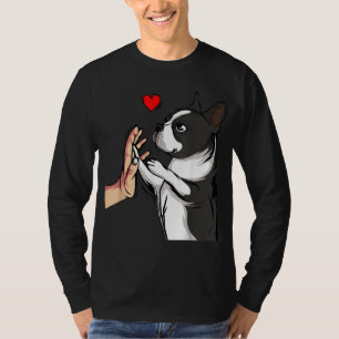 Camiseta Boston Terrier Love Bostie Dog Mom Funny Chicas