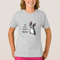 Boston Terrier Mi Mejor Amigo Nombre Personalizado