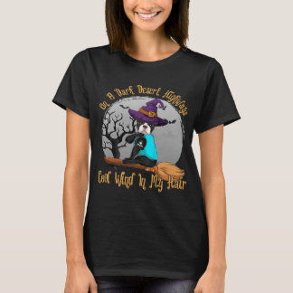 Camiseta Boston Terrier On A Dark Desert Highway