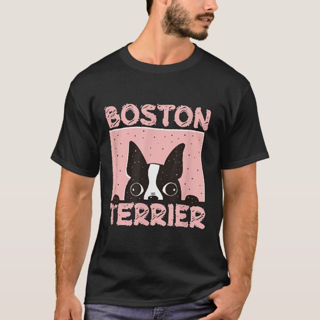 Camiseta Boston Terrier para el perro         (Anverso)