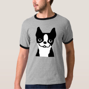 Camiseta Boston Terrier  Perro de caricatura