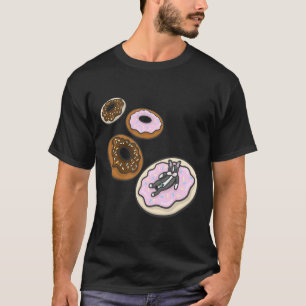 Camiseta Boston Terrier Y Donuts Boston Terrier Con Don