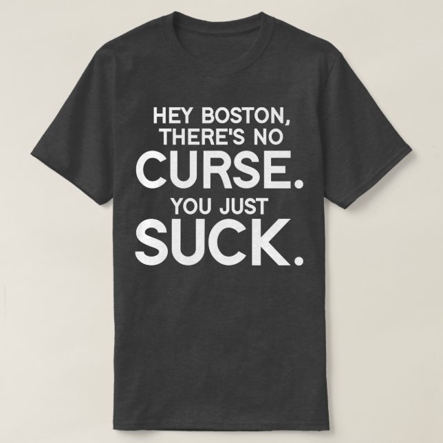 Camiseta Boston You Suck (Diseño del anverso)