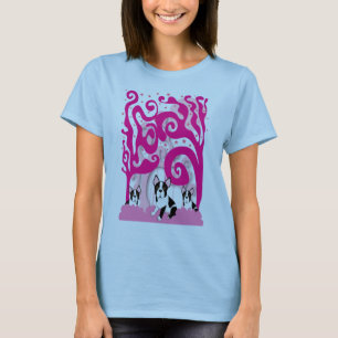 Camiseta Bostons en el rosa