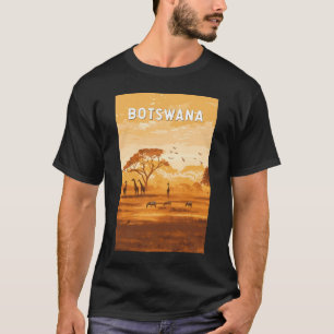 Camiseta Bostwana Ilustracion Viaje de arte