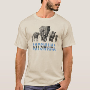 Camiseta Bostwana Orgullo por la vida salvaje de los 5 hinc