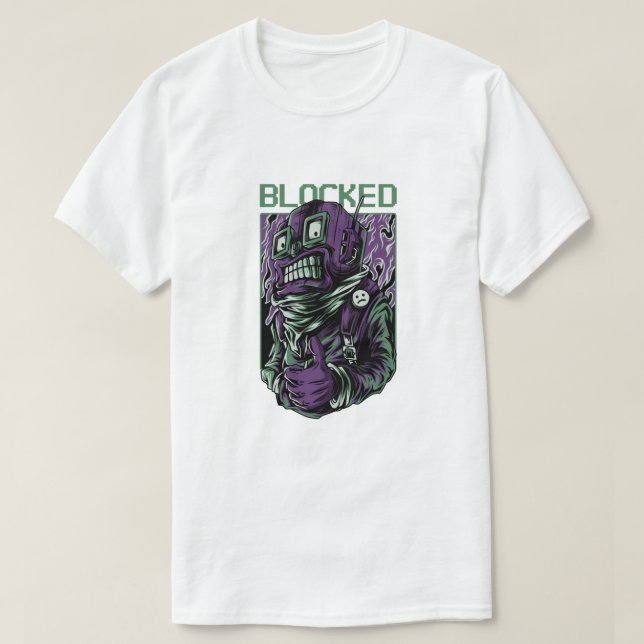 Camiseta Bot bloqueado (Diseño del anverso)