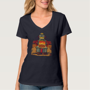 Camiseta Bot Pizza - Robot Lover
