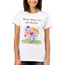 Botánica "Bloom Donde Se Plantan Camisetas"