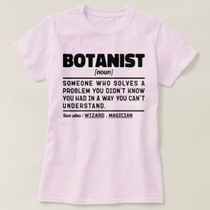Camiseta Botánica de definición moderna de Botánica Lover G