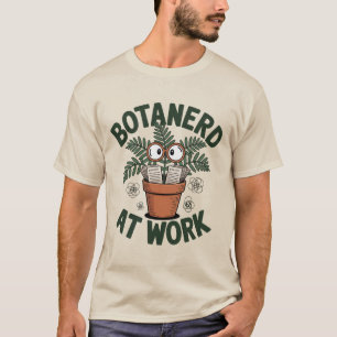 Camiseta Botánica en el trabajo Personalizado de planta div