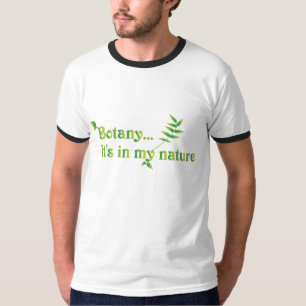 Camiseta Botánica Naturaleza Verde Hoja Botánica Amor