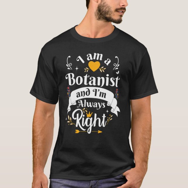 Camiseta Botánica siempre derecha Mujeres Jardín de Plantas (Anverso)
