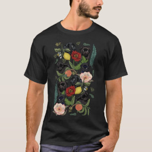 Camiseta Botánica y Black Pugs Classic T-Shirt 231