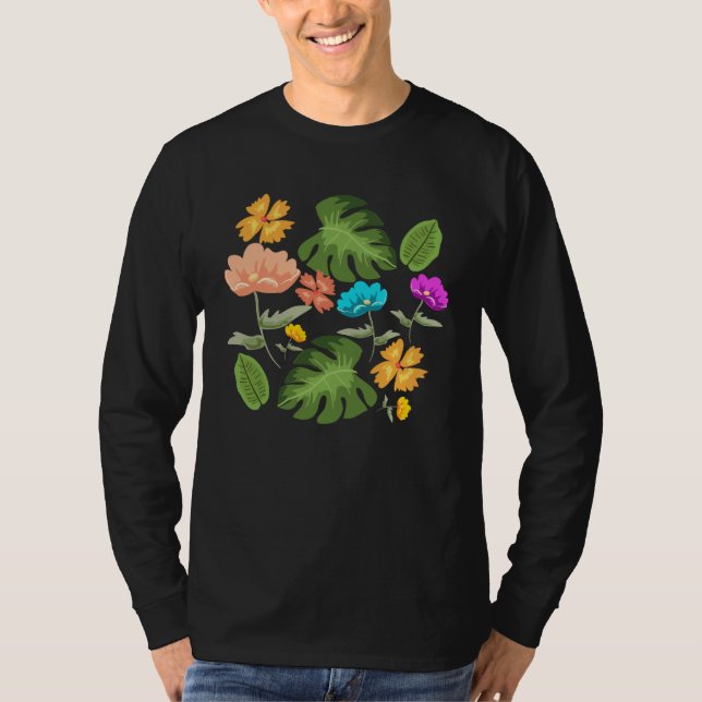 Camiseta Botanical Garden Flower Plant Horticulture  MP (Anverso)