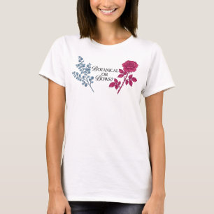 Camiseta Botanical or Bows Gender Reveal Floral Elegant Wom