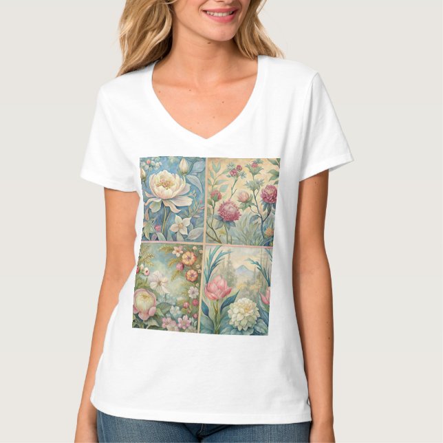 Camiseta Botanical Paint Set (Anverso)