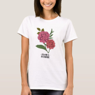 Camiseta Botánicas de Flora Femme