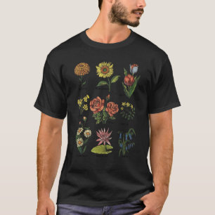 Camiseta Botánico Jardinería Fleur Flores Plantas Jardín