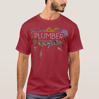 Camiseta Botánicos de plomo Flores de herbario vintage
