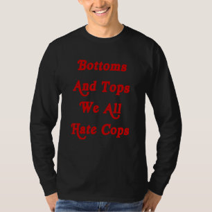 Camiseta Botánicos y dientes que todos odiamos a los policí