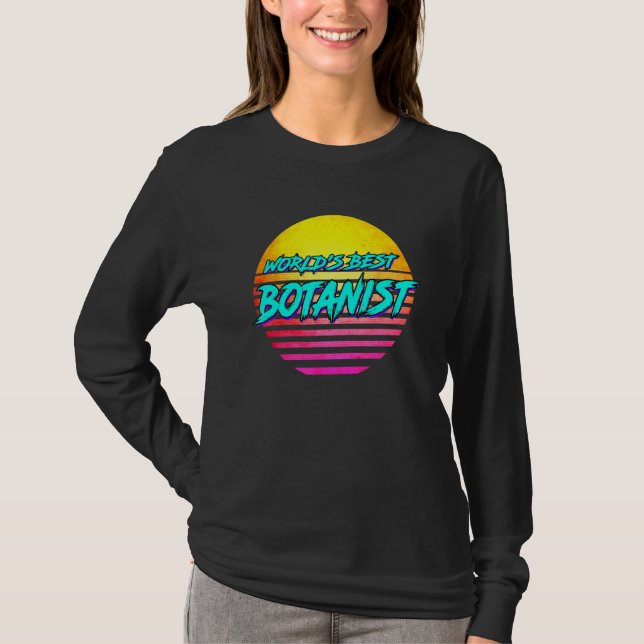 Camiseta Botany Idea Mundos Mejor Botánico (Anverso)