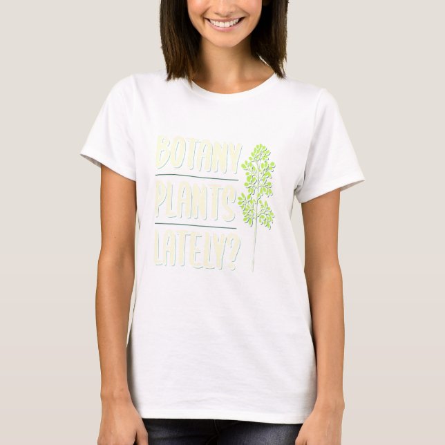 Camiseta Botany Plantas Latamente Botánica (Anverso)