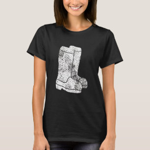 Camiseta Botas Blancas Comerciante Waterman Cangrejero Pesc