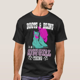 Camiseta Botas Brillantes Es Cosa De Vaqueras Vida De Campo