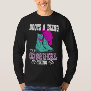 Camiseta Botas Brillo Es Cosa De Vaqueras Vida De Campo